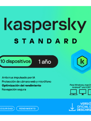 2 Kaspersky Standard 10 Dispositivos 12 Meses