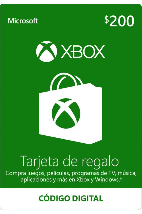 Tarjeta de Regalo Xbox 0 Mx