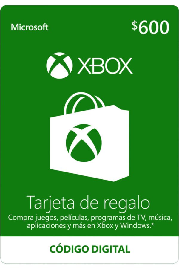 Dinero Xbox 0 Gde Tarjeta de Regalo Xbox 0 Mx
