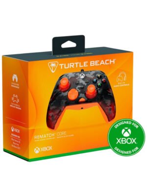 840454400038-2-17546784485401 Control Alambrico Turtle Beach Para Xbox Series Rematch Core Ghost Black Camo/Orange