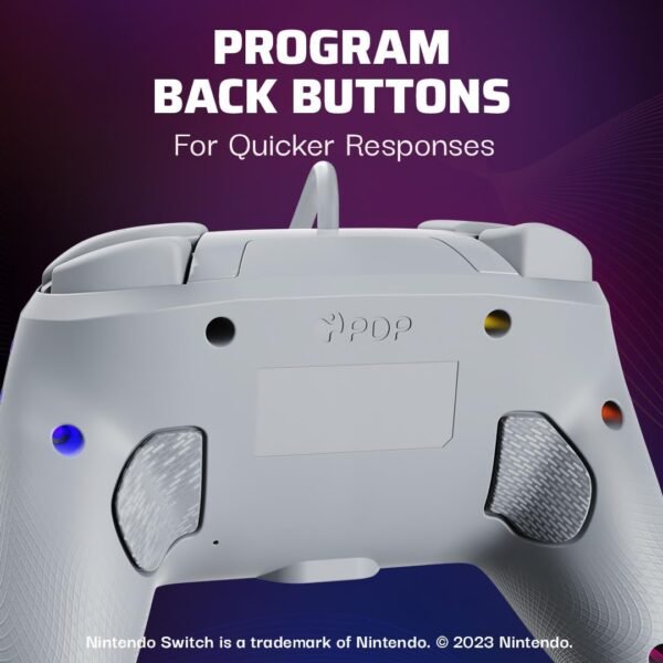 Control Pdp Alambrico Para Nintendo Afterglow Wave Gris - RGB