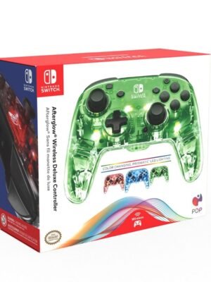 708056066062_5 Control PDP Afterglow Inalambrico Transparente - Nintendo Switch