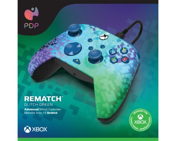 708056069155-control-rematch-verde-pdp4 Control Alambrico PDP Turtle Beach Rematch Glitch Green