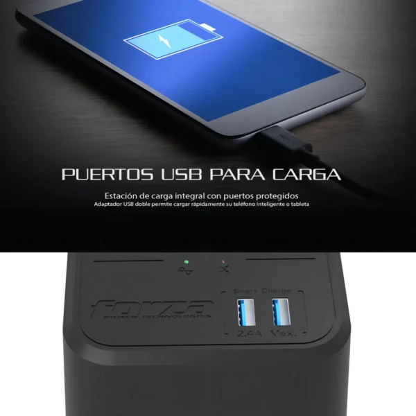 Regulador De Voltaje Automático Forza FVR-1221USB - 600W