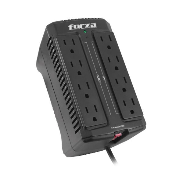 Regulador De Voltaje 8 Contactos Forza Fvr-901m 450 Watts