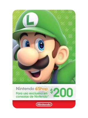 eshop 200 Nintendo eShop 0 pesos México - Codigo Digital