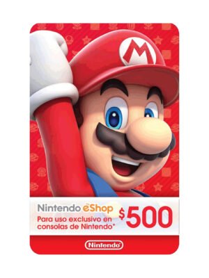 eshop 500 Nintendo eShop 0 pesos México - Codigo Digital