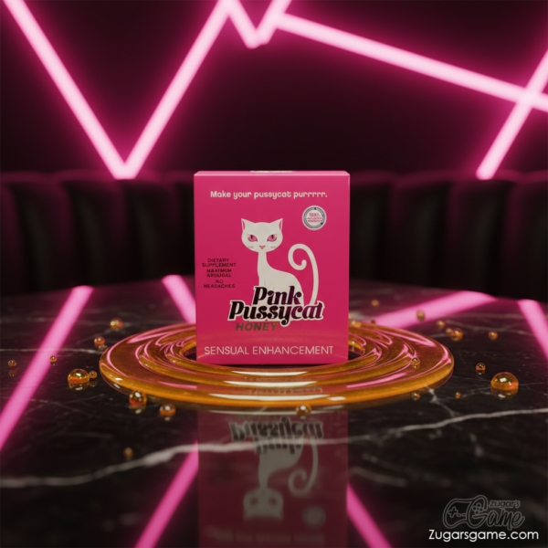 Pink Pussycat Miel Premium para Mujer mas Deseo y Sensación 12 Sobres