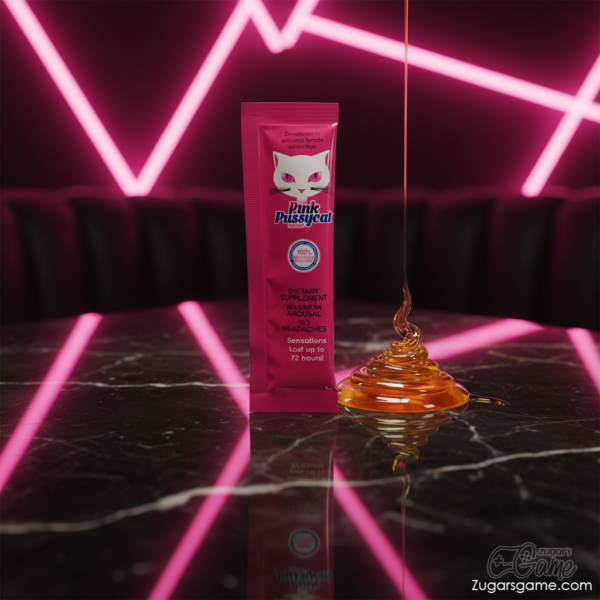 Pink Pussycat Miel Premium para Mujer mas Deseo y Sensación 12 Sobres