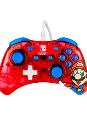 rockcandy-mario-pdp-1 Control Pdp Alambrico Para Nintendo Rock Candy Mario