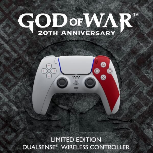 LXHatEAWMpvzktv3GFC7kb Control Inalámbrico PlayStation 5 - God Of War 20th Aniversario