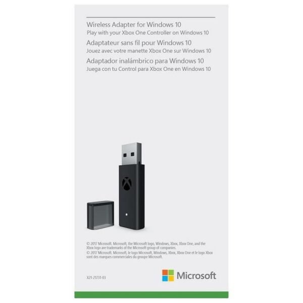 Mirosoft-Xbox-Wireless-Adapter-f Adaptador inalámbrico Xbox para Windows - Controles y Diademas 2.4hz