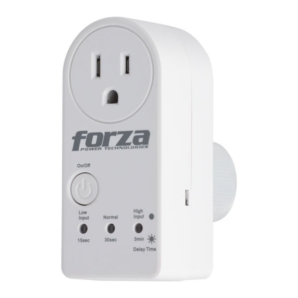 158716-a1 Protector de voltaje Forza 900J/1800W - giro de 350° Zion