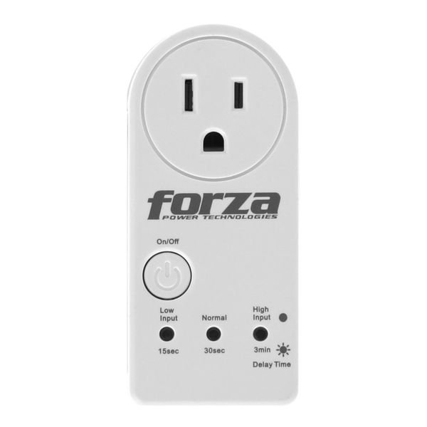 Protector de voltaje Forza 900J/1800W - giro de 350° Zion