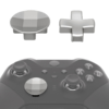 2_pcs_Metalic_Silver_Magnetic_St Accesorios para Control Xbox Elite Series Core 2 - Kit Plateado