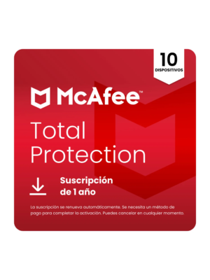 37789b2c-6f3c-438c-8e8a-5bc680e9 Mcafee Antivirus Total Protection 10 Dispositivos 1 Año