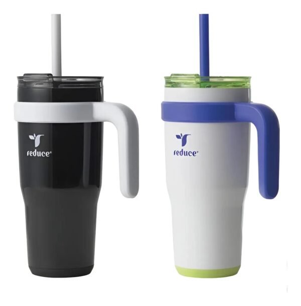 D_NQ_NP_2X_832750-MLM99625194915 Termo Vaso Reduce Coldee Tumblers 2 Pack 24oz Negro Blanco