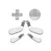 plata Accesorios para Control Xbox Elite Series Core 2 - Kit Plateado