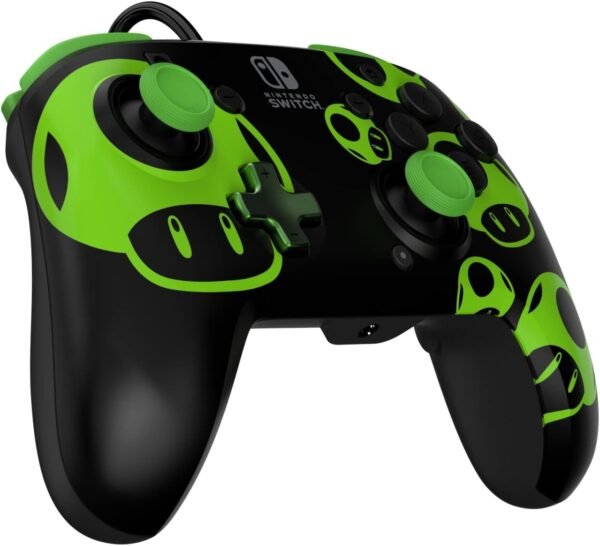 61cL6c0o8-L._AC_SL1500_ Control Alambrico Pdp Para Nintendo - 1-UP Glow in the Dark Toad